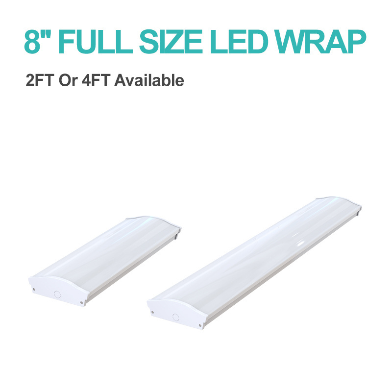 Wholesale Surface Mounted Hanging 0-10V Dimmable 4 Foot Led Wraparound Light Fixture