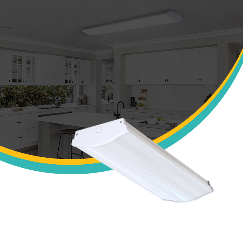 Wholesale Surface Mounted Hanging 0-10V Dimmable 4 Foot Led Wraparound Light Fixture