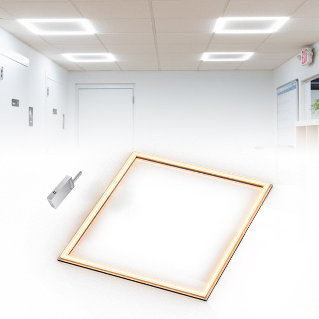 ETL Listed 40W 50W Recessed Mount Aluminium Led Frame Panel Light 2x2 2x4 fixture