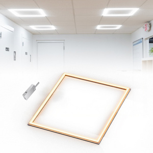 ETL Listed 40W 50W Recessed Mount Aluminium Led Frame Panel Light 2x2 2x4 fixture