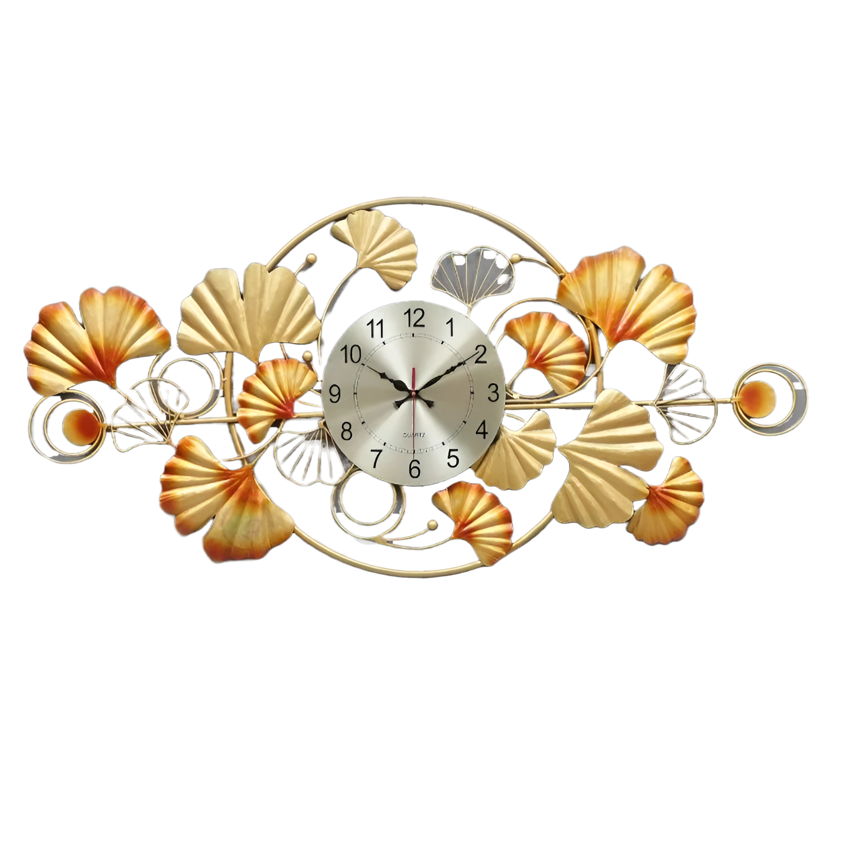 New 2022 latest design luxury gold flowers and ironwork wall hanging home decoration by noorims akbar handicrafts