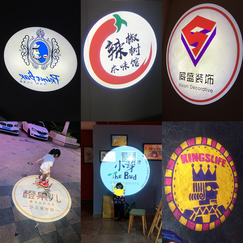 High-Definition Custom15w Static Projector Effect Led Advertising Logo Pattern Gobo Projector Light for Stores Party