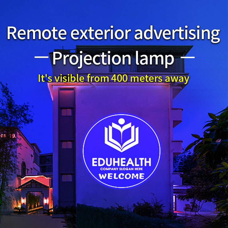 Super clear high power 160 watts advertising logo projection door head pattern text custom outdoor sign spotlights