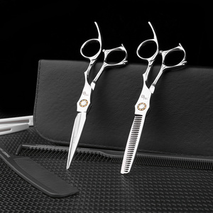 6 inch Beauty Hair Cutting Scissors Set for hairdressing salons barber scissors thinning shears for hairdresser