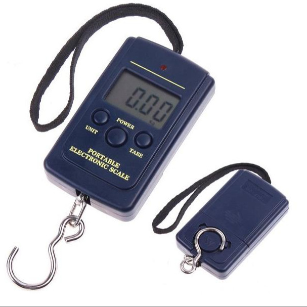 Hand Stainless steel Lcd display Hanging Suitcase Weighing Portable Travel 110lb 50kg Weight Electronic Digital Luggage Scale