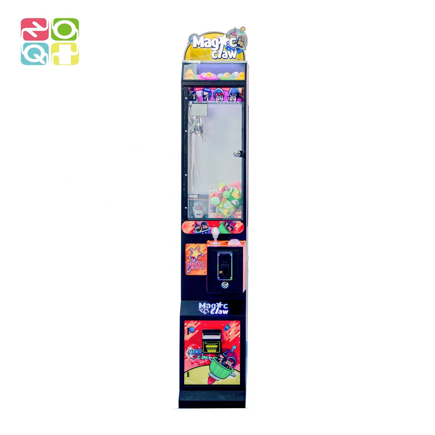 Magic Claw Plush Toy Vending Machine Arcade Game Mini Claw Machine Crane Machine 1 Piece CE Certificate English and Chinese 50KG