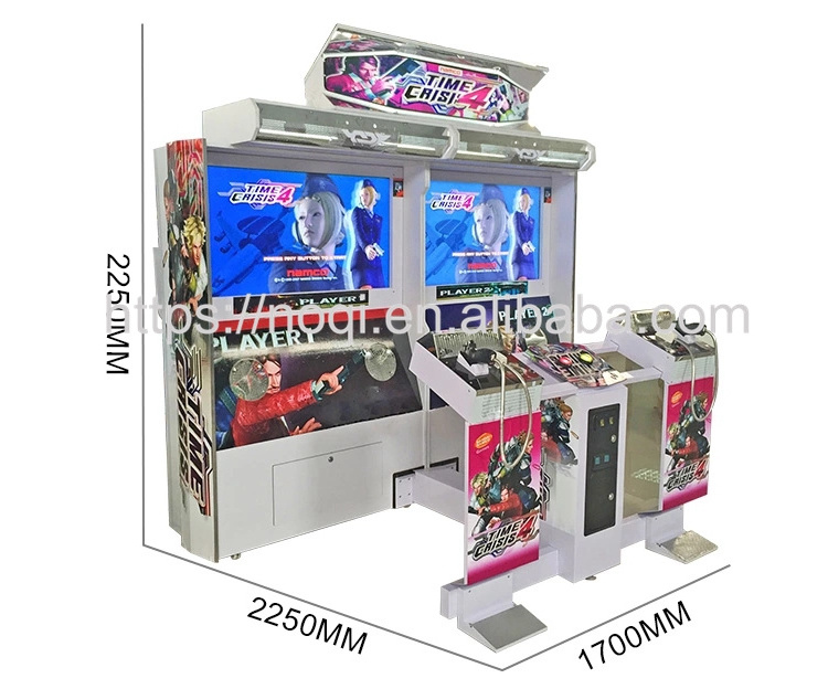 Time Crisis coin operated games 4 guns laser shooting simulator game machine arcade