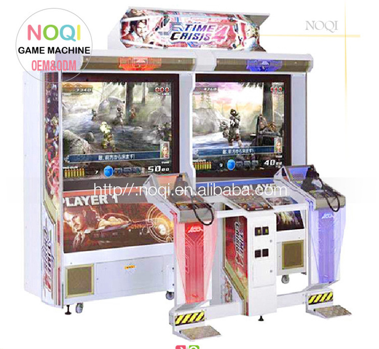 2 Players coin operated time crisis 3 4 5, ct5 arcade video simulator gun shoot game machine