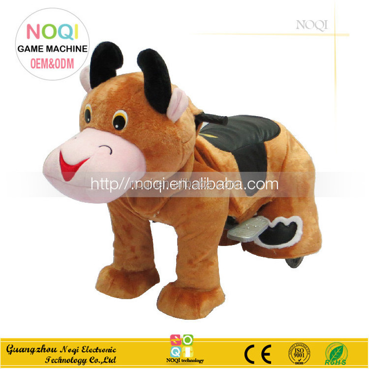 Amusement Park Kids Electric Walking Animal Ride Panda Ride on Indoor 1 Piece Picture 100w Dinosaur Electric Car Dinosaur Puppet