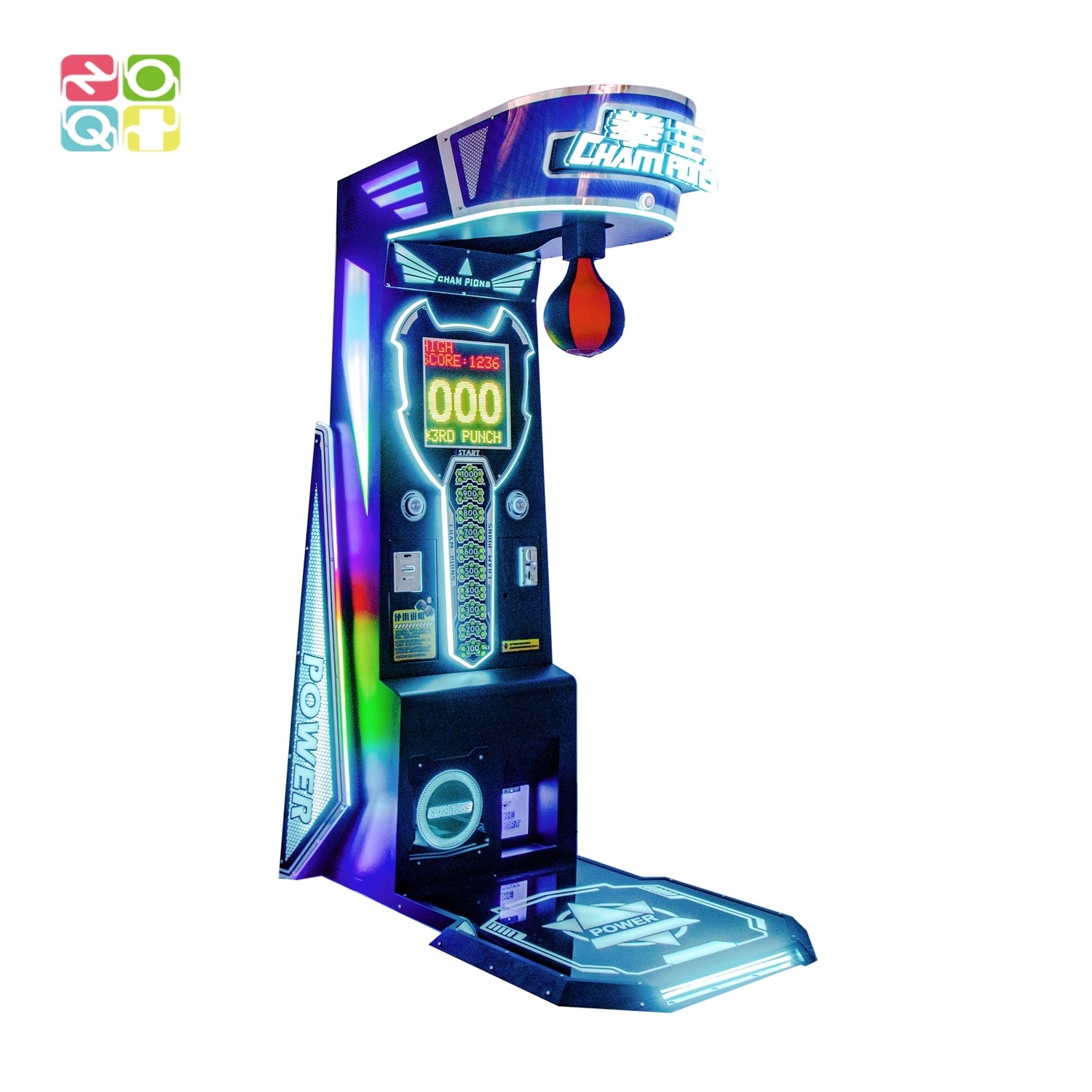 Adults arcade scoring standing reflex bag punch boxer video game machines boxing