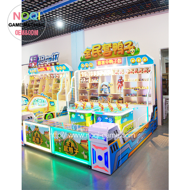 Outdoor coin operated carnival games booth, customize carnival booth games