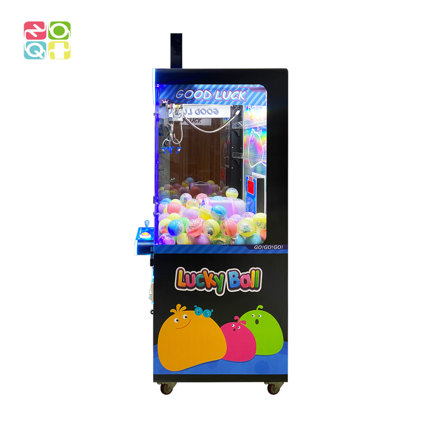 Coin Operated Game Prize Arcade Catching Balls Drop In Win Claw Crane Machine For Amusement Centers