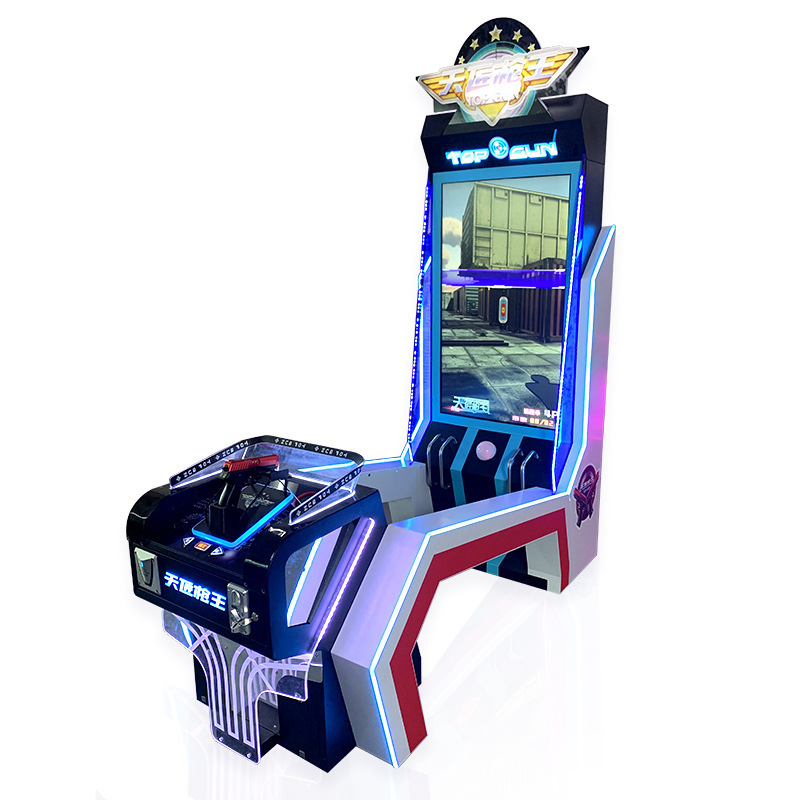 Top Gun Shooting Simulator Arcade Games Skill Shooter video game machine with 49'' LCD