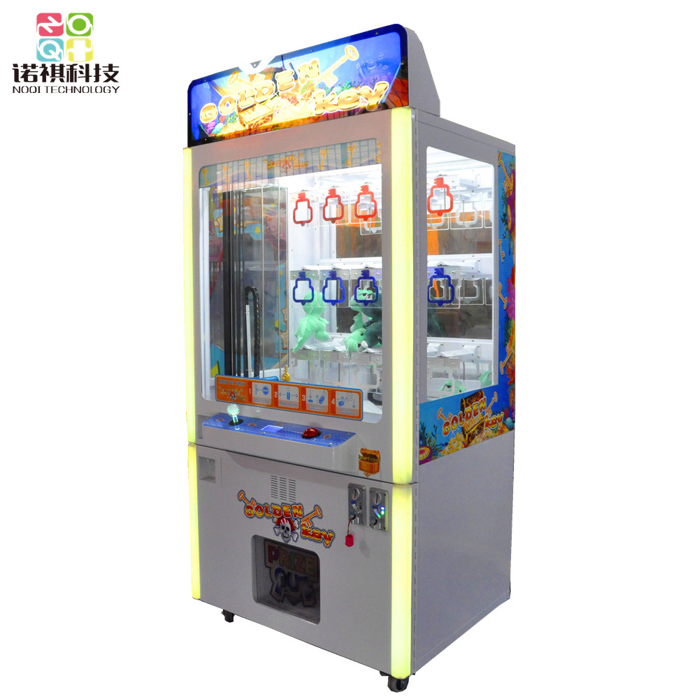 Key Master/ Golden Key redemption prize vending machine amusement arcade game machine with bill acceptor