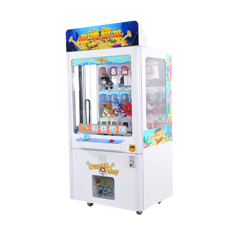 Key Master/ Golden Key redemption prize vending machine amusement arcade game machine with bill acceptor