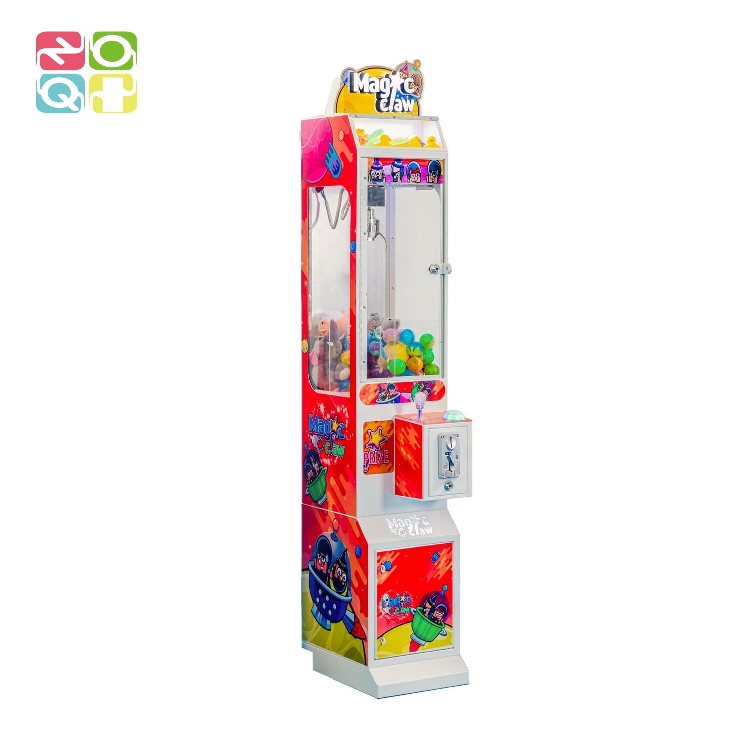 Magic Claw Plush Toy Vending Machine Arcade Game Mini Claw Machine Crane Machine 1 Piece CE Certificate English and Chinese 50KG