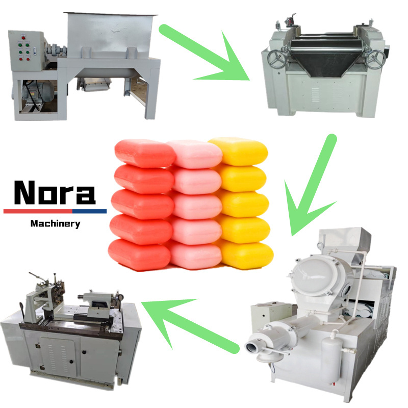 High Quality Professional Designed Bar Soap Making Machinery Small Bar Soap Making Machine Automatic