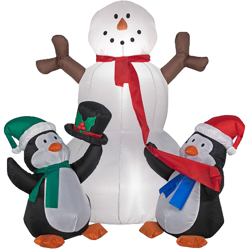 Christmas Inflatables Snowman Outdoor Decorations Blow Up Yard Decoration Clearance Built-in for Xmas Holiday Party