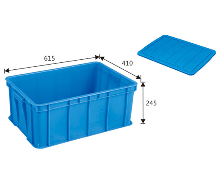 Multi-functional Durable Crate Thickened Rectangle with Lid Storage Storage Turtle Fish Plastic Box