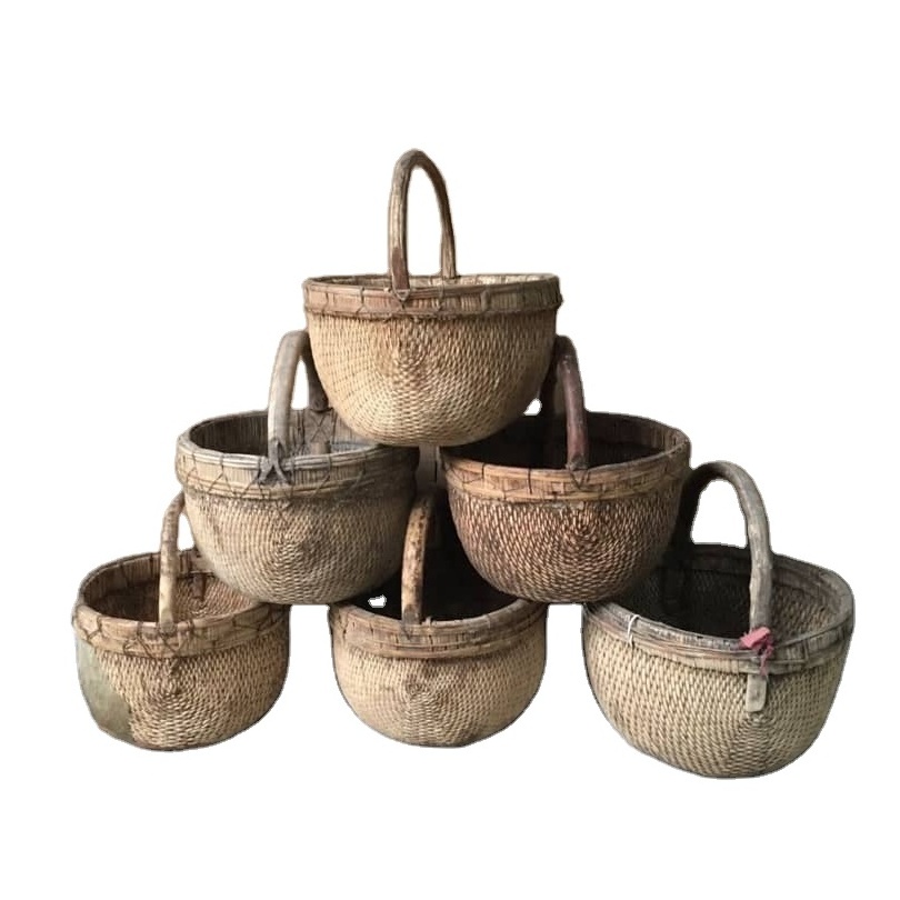 Chinese Antique Farm Handmade Decor Rustic baskets