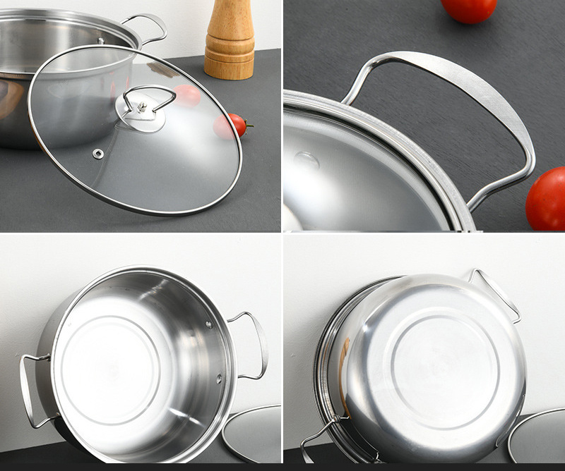 Kitchenware german stainless steel kitchen utensils cooking pots stainless steel sets cookware