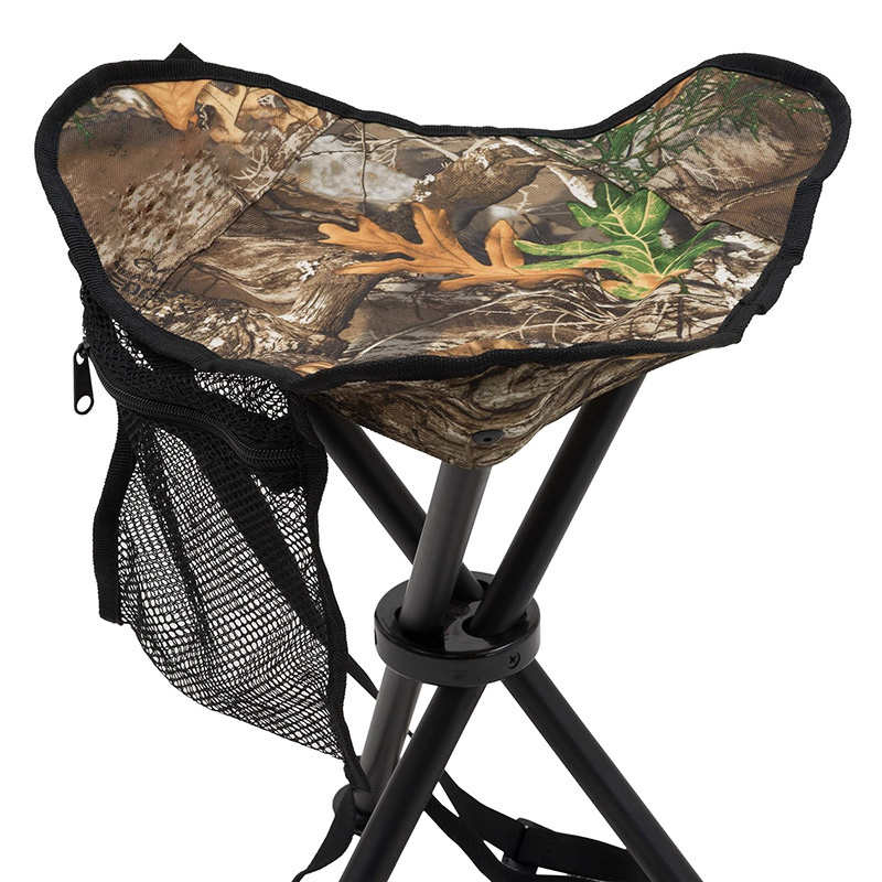 Foldable portable tripod stool folding chair outdoor Travel Hiking Fishing shooting Turkey Stool Hunting Three Legs Stool