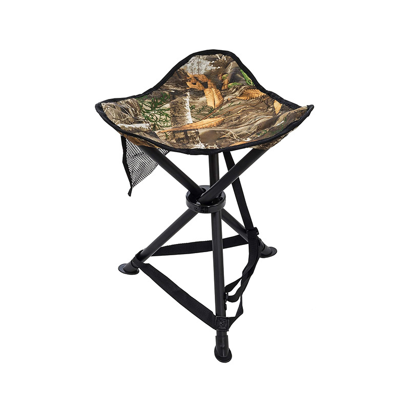 Foldable portable tripod stool folding chair outdoor Travel Hiking Fishing shooting Turkey Stool Hunting Three Legs Stool