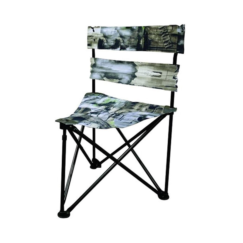 Factory sale various Foldable polyester steel tube Duck Hunting Tripod Stool with backrest Folding Chair