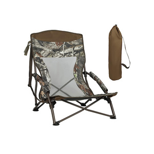 Outdoor Portable Folding Camping  Director Beach Chair foldable low seat turkey  hunting  camo chair