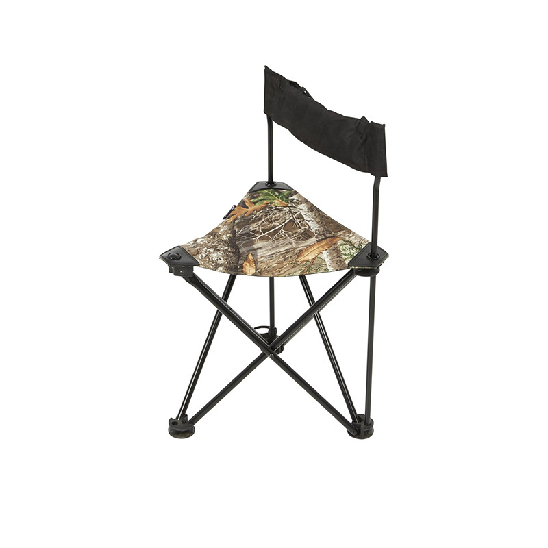 Camping Hiking Tripod Hunting Chairs for Blinds Portable Folding Hunting Stool Back Camo Fishing Chair