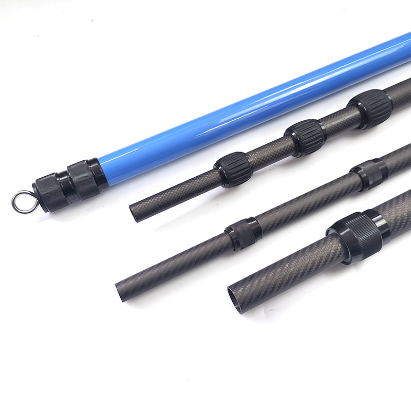 Wholesale Oem heat resistance adjustable 3k 12m telescopic cleaning pole carbon fiber telescopic poles