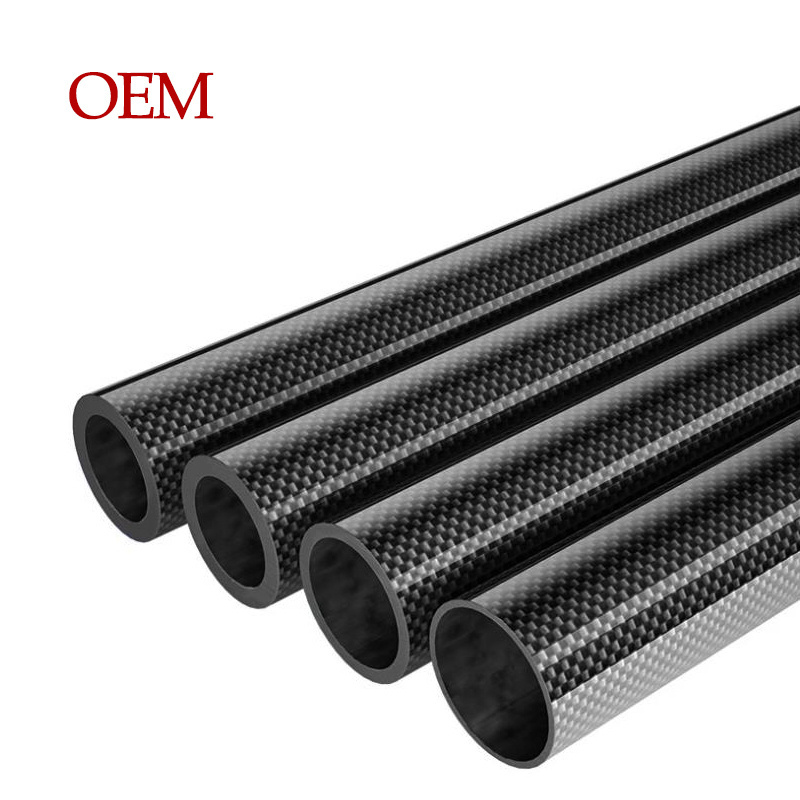 carbon fiber tube ultra stiff 10 20 30 inch custom length epoxy resin