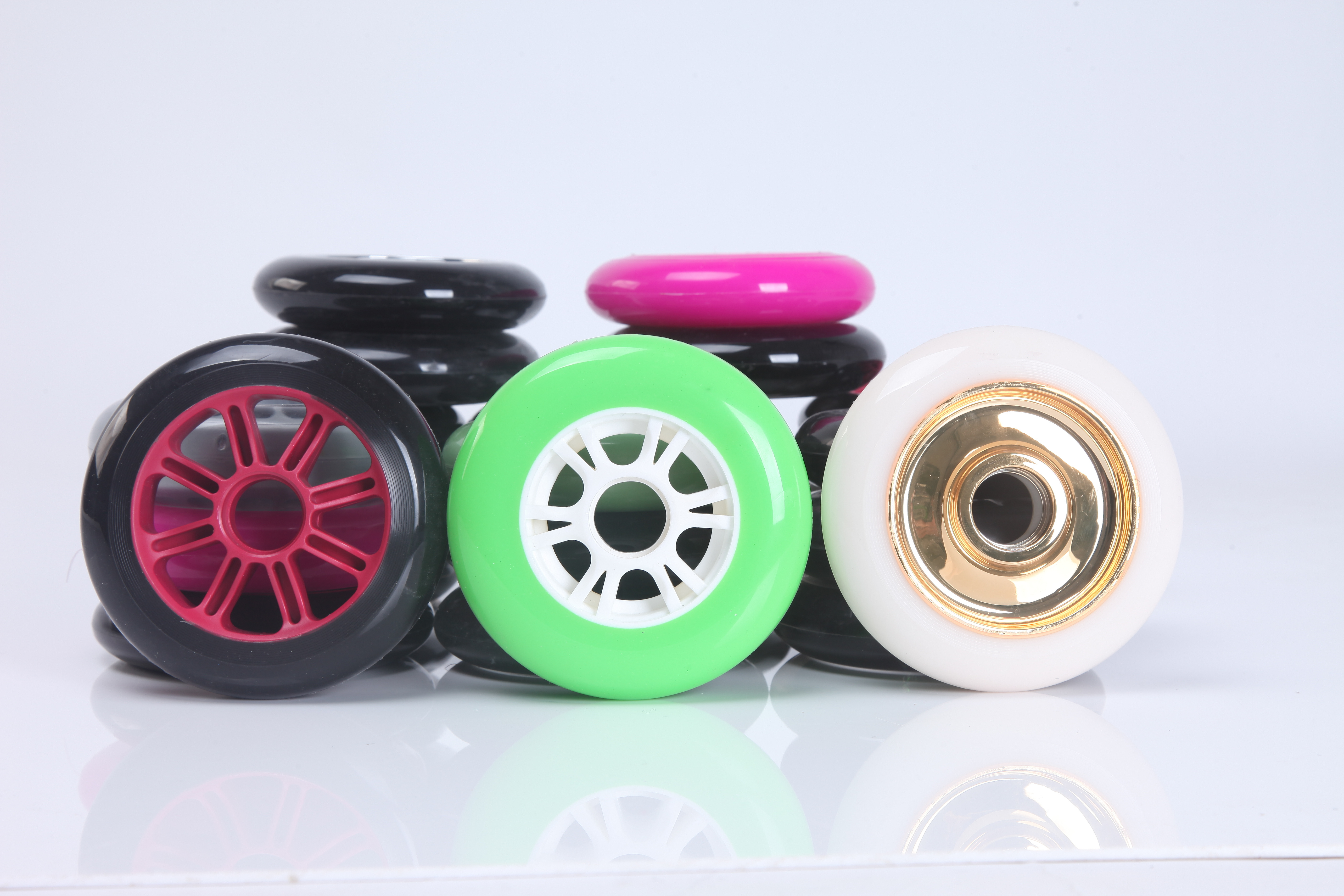 Skate classoc rubber 100*24mm 75*44mm roller ski wheels