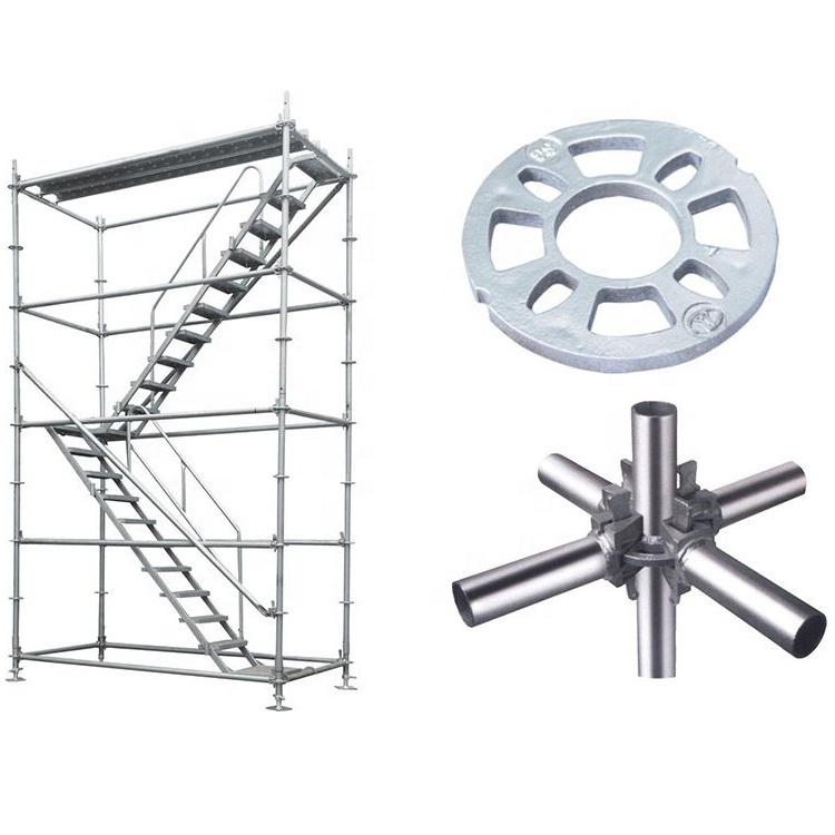 Heavy Duty All Round ring lock scaffolding system Construction layher Galvanized Ringlock Scaffold