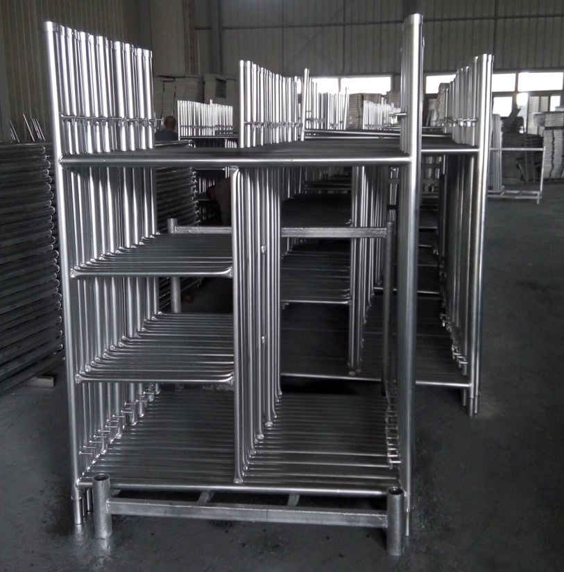 Price Mobile Vertical  Scaffolding Platform Step Mason Ladder Frame 2M Scaffolding  For Painting