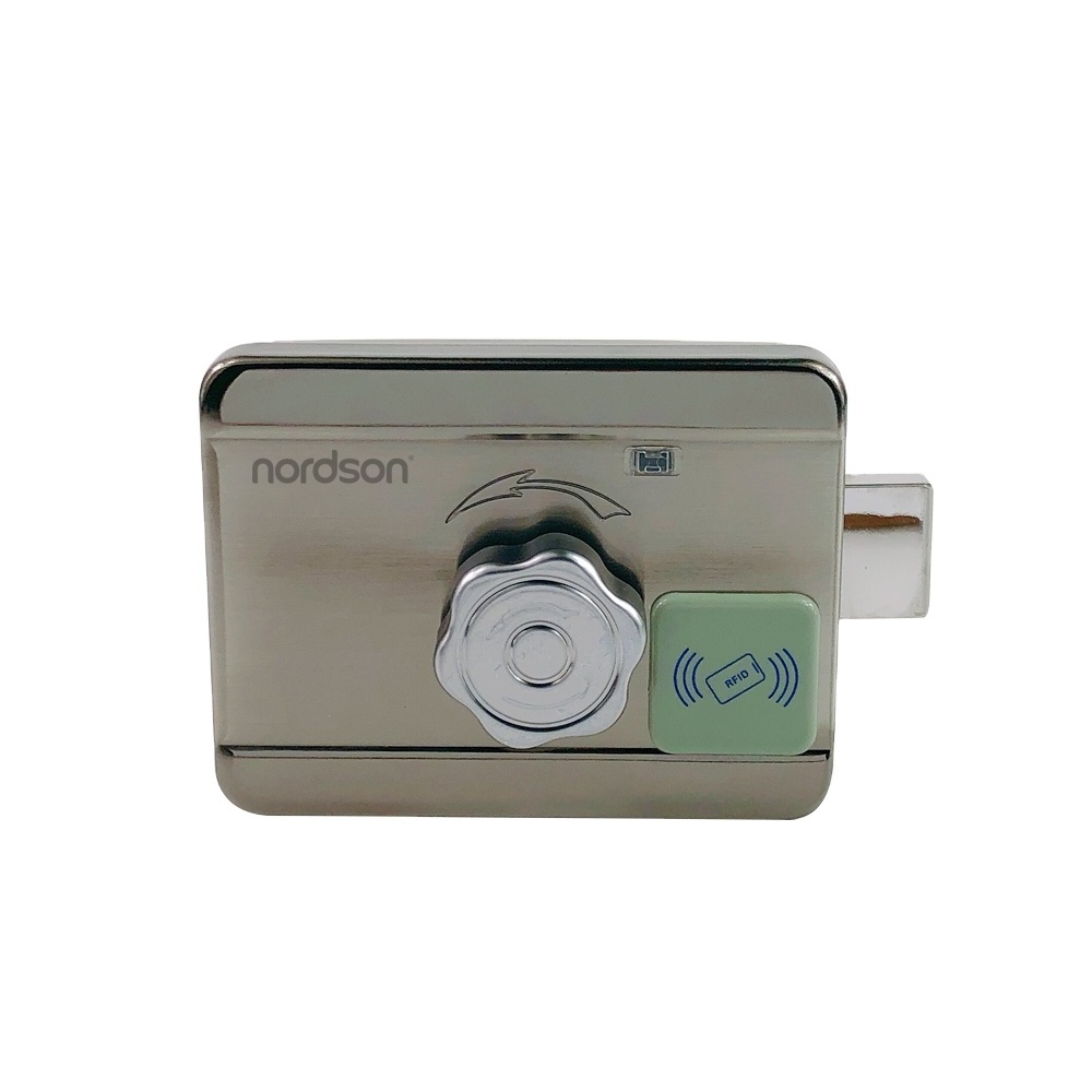 Hot Sale Brass Deadbolt Rfid Access Control 12v Bolt Electric Rim Lock