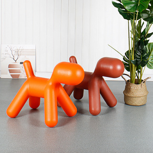 Plastic children stool Scandinavian nordic mid century design puppy god pony animal shape chair  children's toy fun kid chair