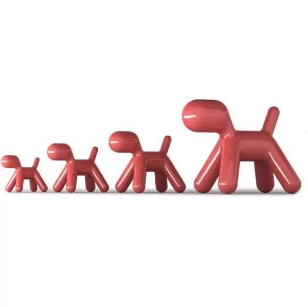 Plastic children stool Scandinavian nordic mid century design puppy god pony animal shape chair  children's toy fun kid chair