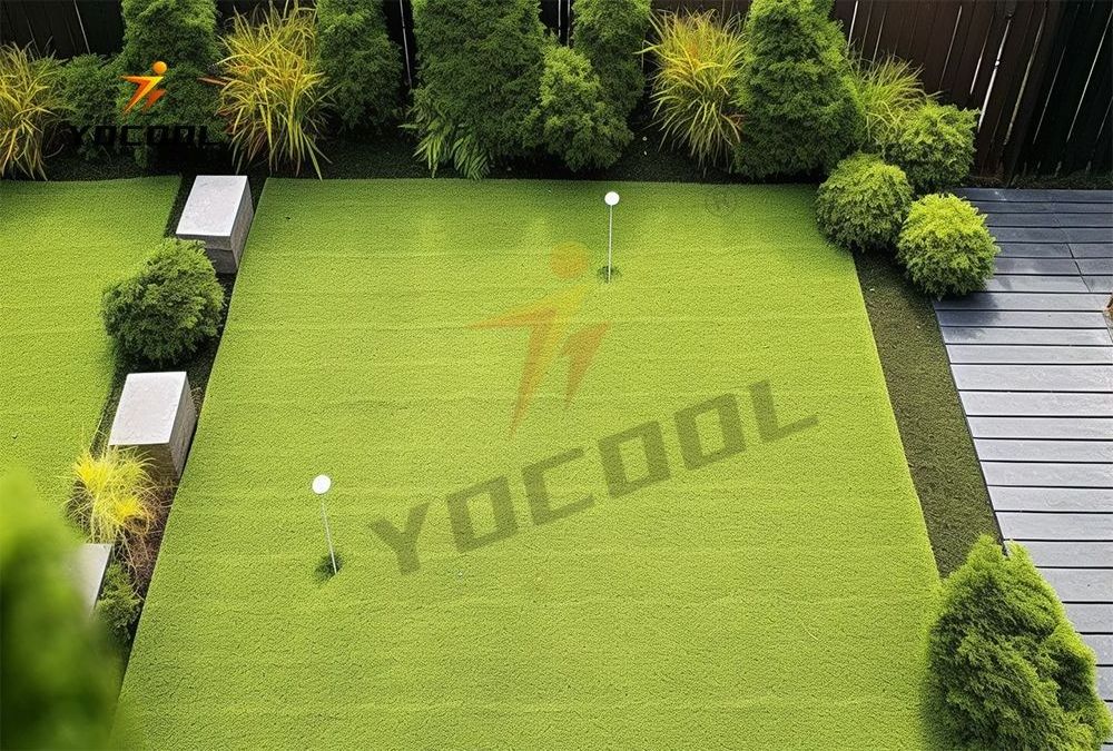 Chinese Best Selling 30mm Tall Natural Long Landscape Artificial Grass Lawn Carpet Roll In Dubai