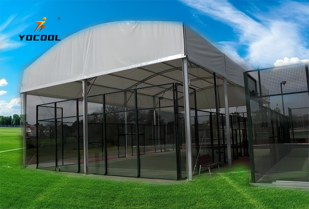 china outdoor portable single padel court tennis court cover event marquee 10x15 for tennis court