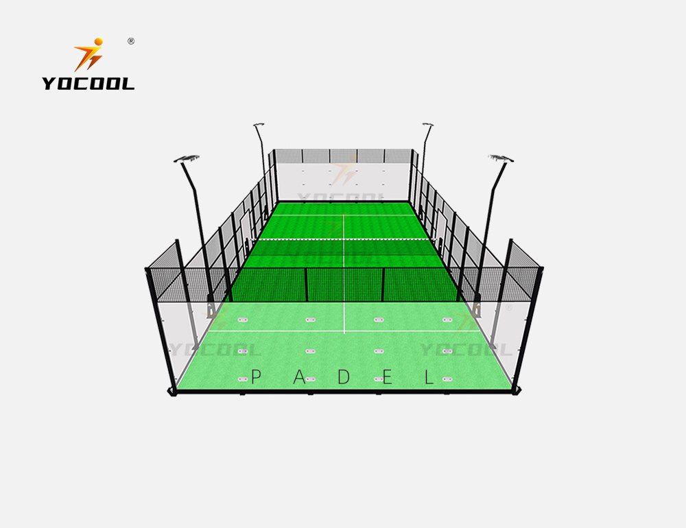 padel roof courts padel court protections with cover manufacturer