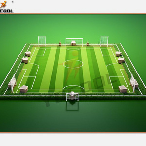 2023 Eu Standard High Quality Green Football Synthetic Turf Futsal Artificial Grass