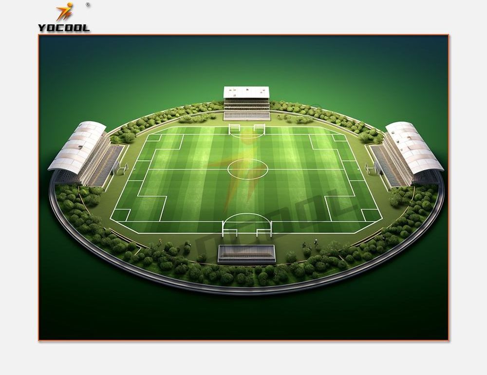 2023 Eu Standard High Quality Green Football Synthetic Turf Futsal Artificial Grass