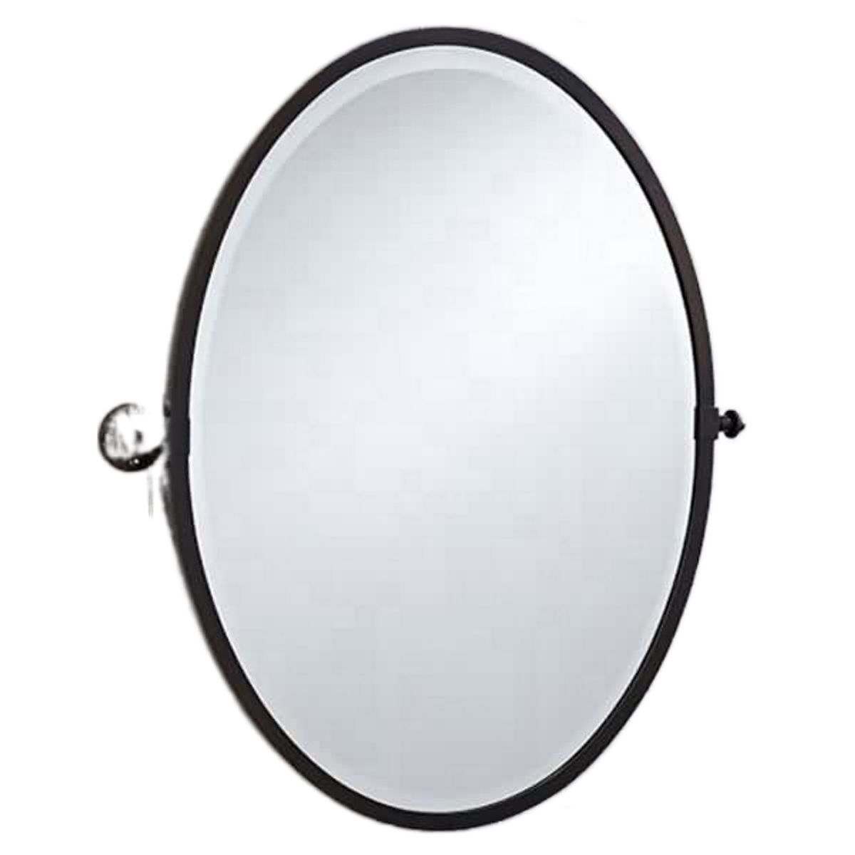 New Design Oval Metal Framed Bathroom Mirror Customized Adjustable Vanity Wall Mounting Makeup Mirror Decoration