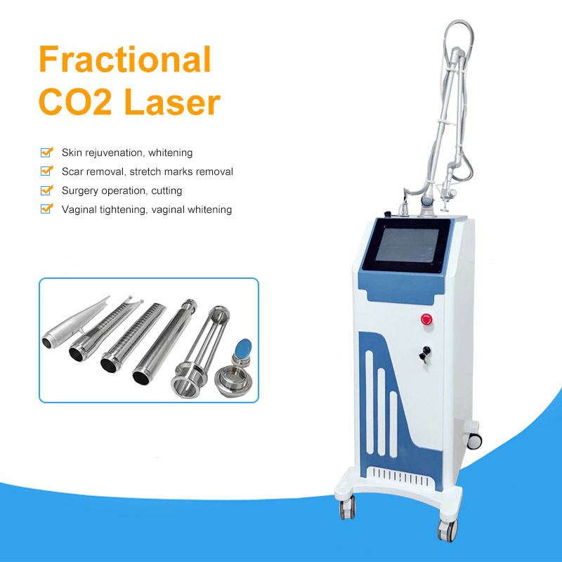 Portable laser vaginal tighten rejuvenation acne scar stretch marks removal korea fractional co2 laser skin resurfacing machine