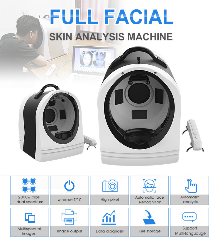 Factory portable free shipping 3D visia scanner/ skin analyzer/ facial skin analysis