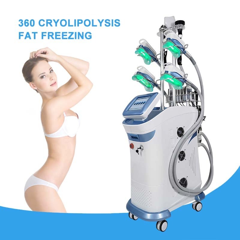 Professional 5 cryo handles 40K cavitation cryolipolysis machine / cryo slimming machine / Cellulite Removal Machine