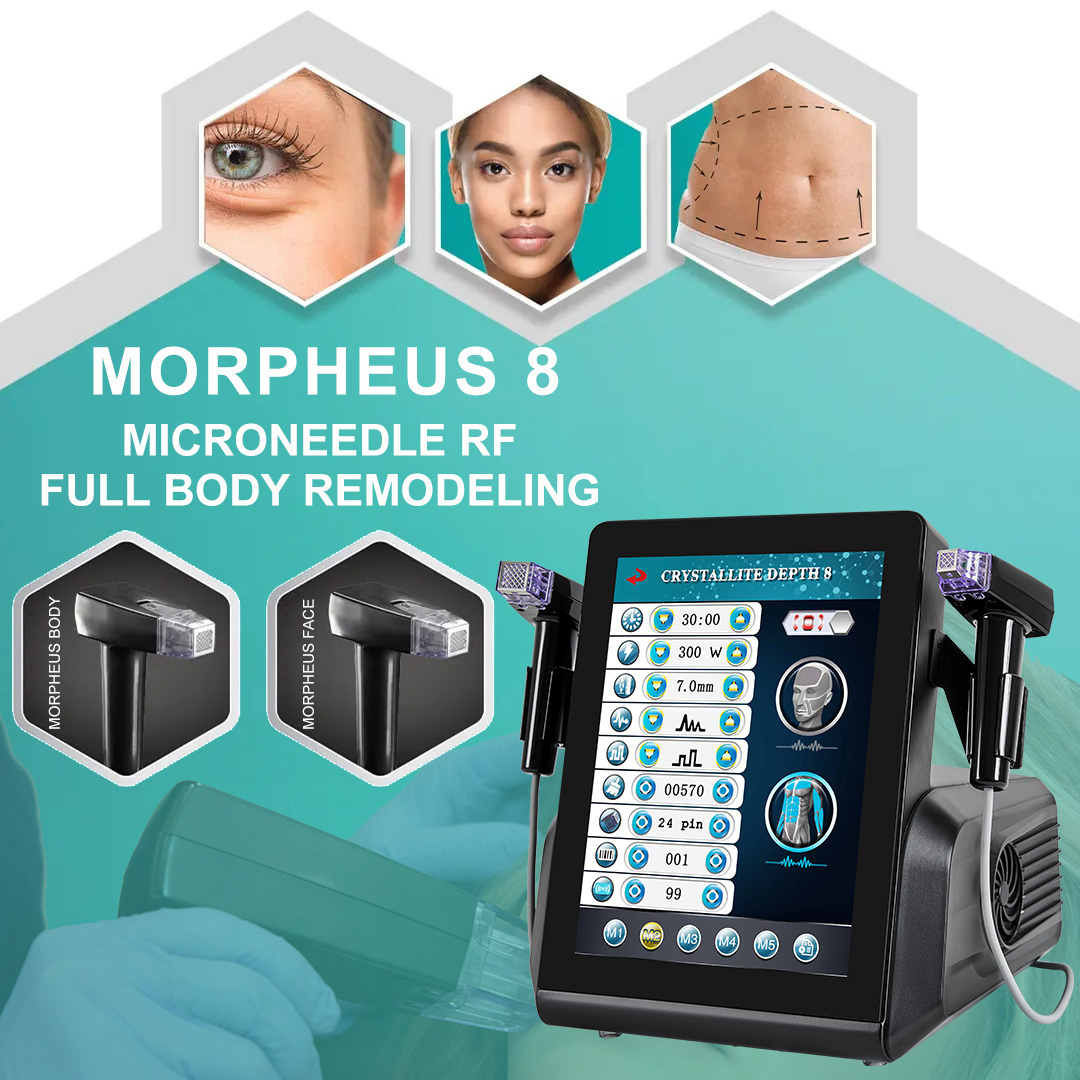 NORIN Portable morpheus 8 fractional RF Microneeding Machine for Face lifting / face lift rf micro needle machine