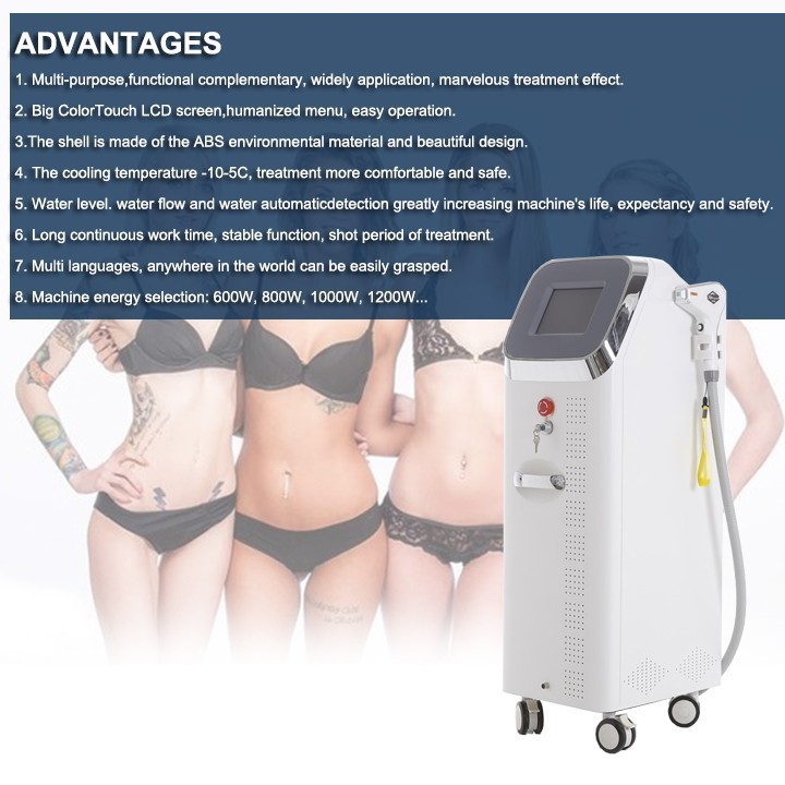 2024 New hair removal machine beauty equipment Professional laser light hair removal machine for sale