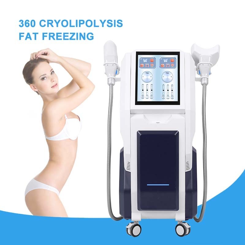 Best price cryolipolysis slimming machine cryotherapy weight lose fat freezing two cryo handles 360 cryotherapy Machine